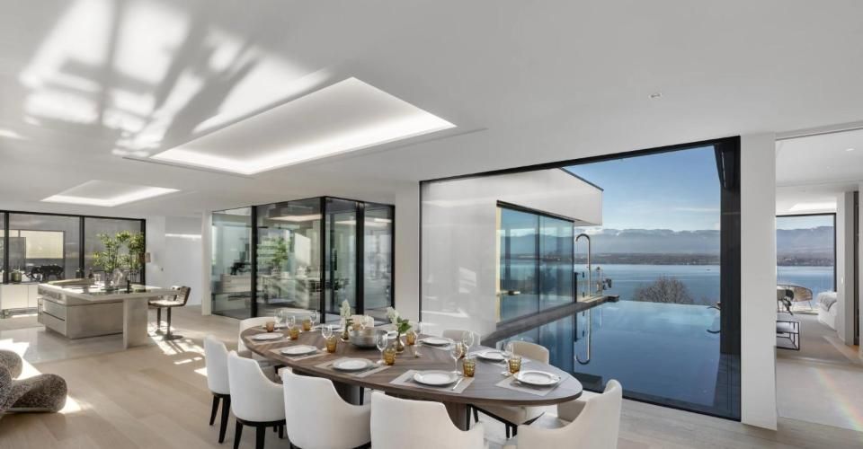 Villa contemporaine neuve, Cologny, vue lac - Maison 10 pièces - image - 5