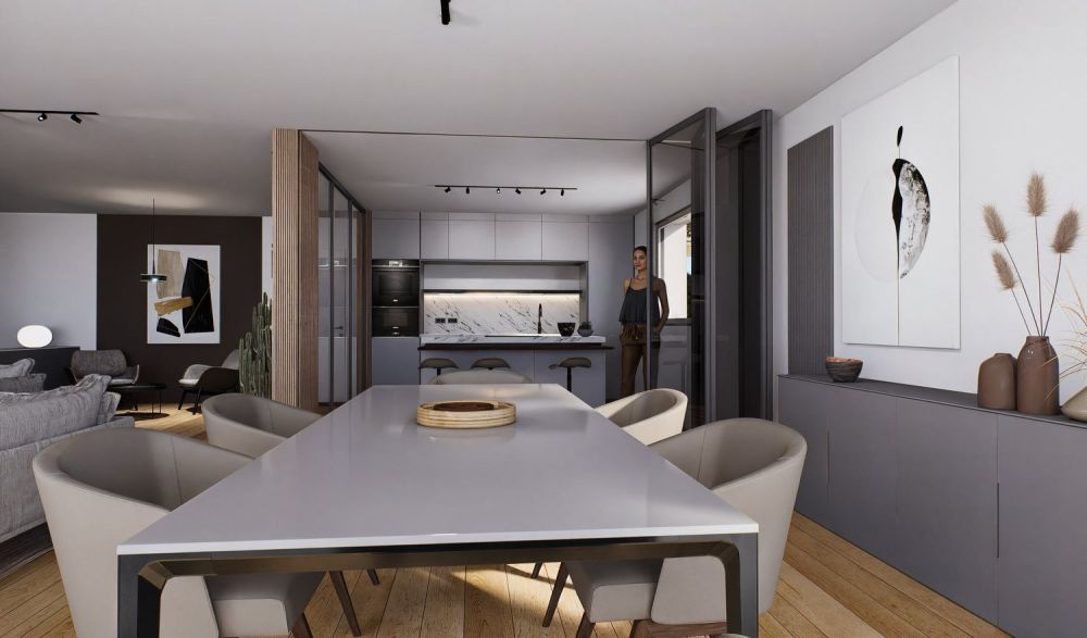 BELLISSIMO 2.5 LOCALI IN COSTRUZIONE CON GIARDINO A CAPOLAGO - Bild 7