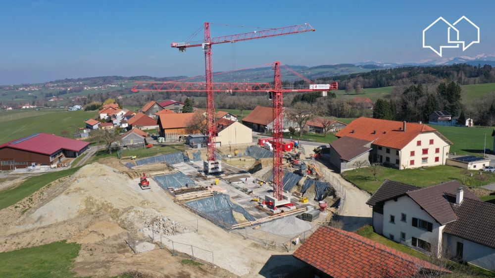 Appartement de 5.5 pièces dans les combles (bâtiment 2 - lot 10) - Chantier au 19.03.2026