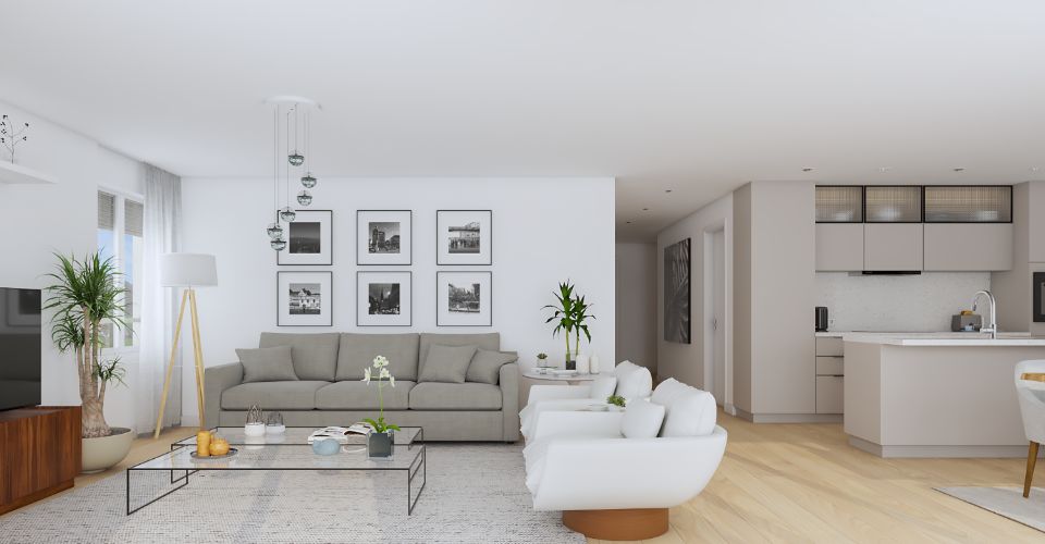 Nouvelle promotion! 1.5 pièces  appartement avec balcon, Belfaux - Appartement 1.5 pièces - image - 4
