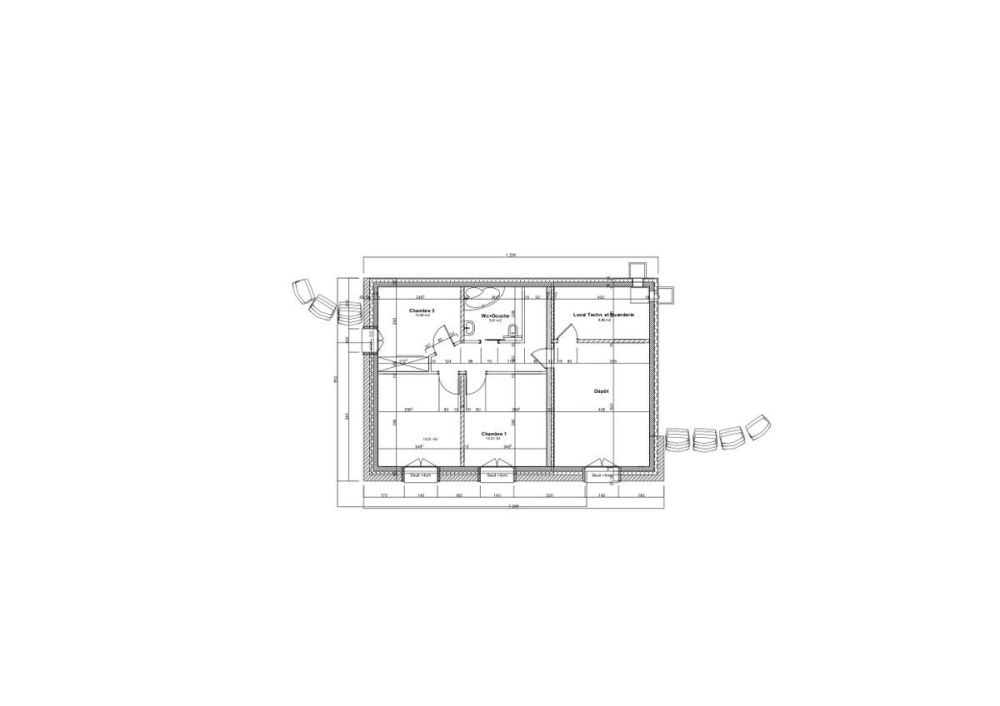 Authentique chaletOpportunité à ne pas manquer ! - Plan du rez-de-chaussée