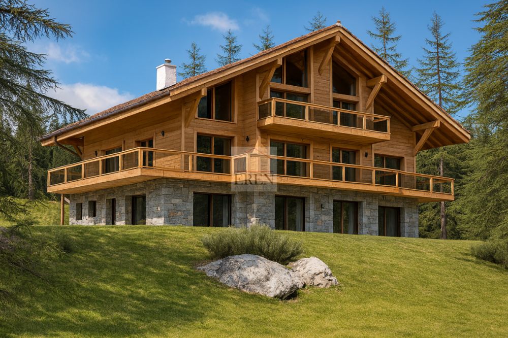 Magnifique appartement en duplex en attique 5 pièces neuf avec terrasse sud-ouest au centre de Crans-Montana - Appartements - Duplex neufs à vendre à Crans-Montana