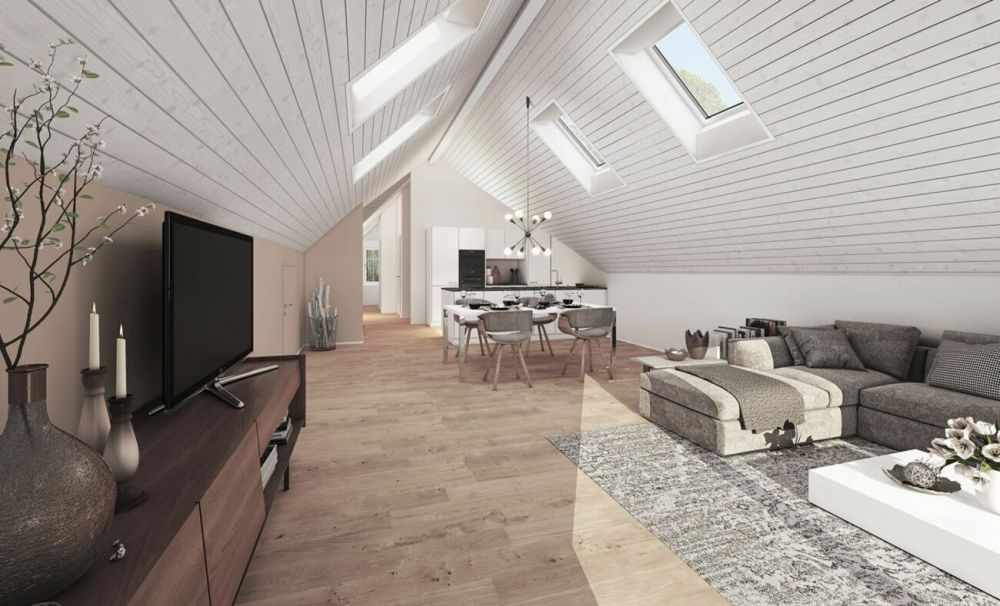 Neubauprojekt «Zum Ghöch», Grosszügige 4.5-Zimmer-Dachwohnung -  Bild 1