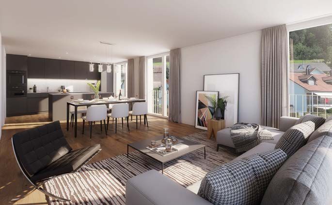 Jetzt wieder verfügbar! - 3.5-Zimmer-Wohnung am Schleufenberg -  Bild 1