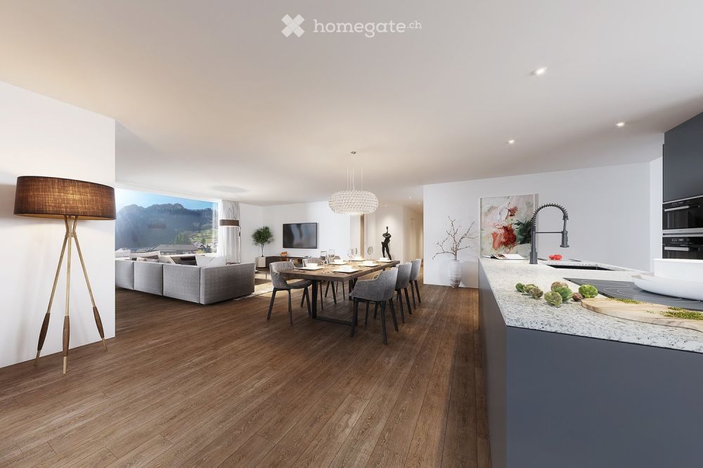 Letzte Exklusive 5.5-Zimmer-Neubau-Terrassenwohnung mit Seeblick in Hergiswil NW KEINE Makler!! -  Bild 2