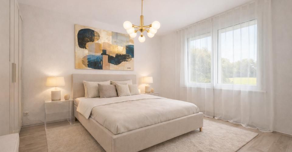 Beau 3.5 pièces avec grand jardin - B4 - Appartement 3.5 pièces - image - 4