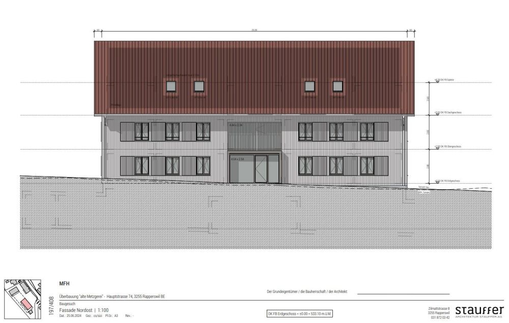 Dachwohnung 5,5-Zimmer mit Galerie - angrenzend an Landwirtschaftszone! -  Bild 6