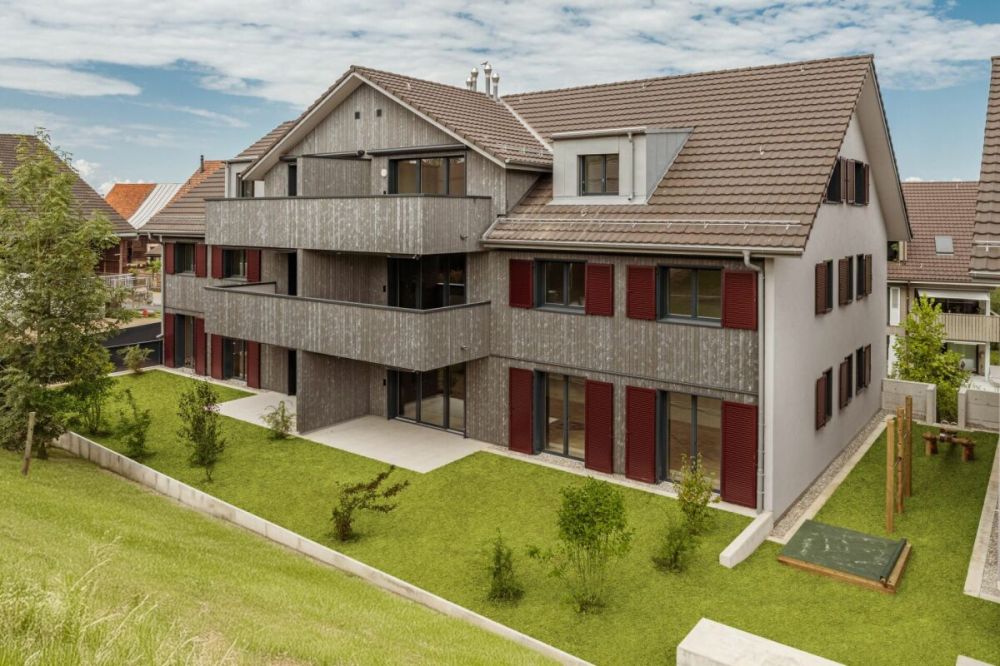 ruhig gelegene 3.5-Zi. Neubau-Dachwohnung mit Blick ins Grüne -  Bild 9