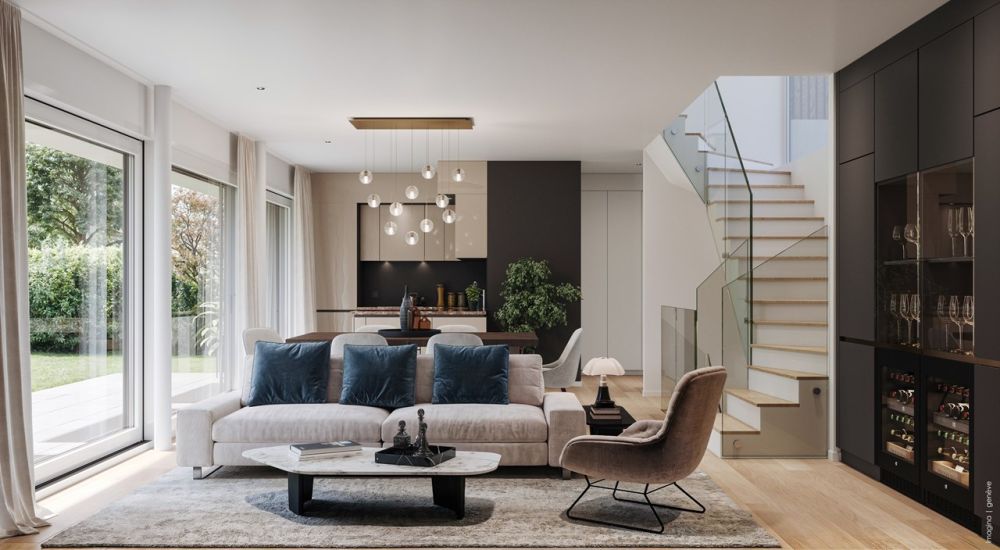 Villa contemporaine familiale de 5.5 pièces - Séjour