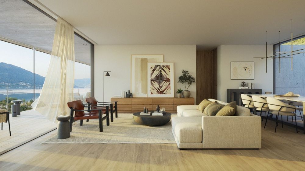 Residenze Tendro - Appartamenti esclusivi con giardino e vista lago a Tenero-Contra (TI) - Bild 4