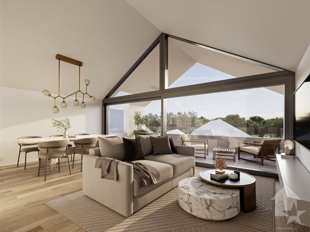 Appartement 3.5 pièces avec jardin à l'architecture moderne et épurée - Bild 9