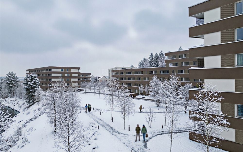 Appartement de 3.5 pièces avec terrasse de 28 m² - cadre verdoyant -  Bild 5