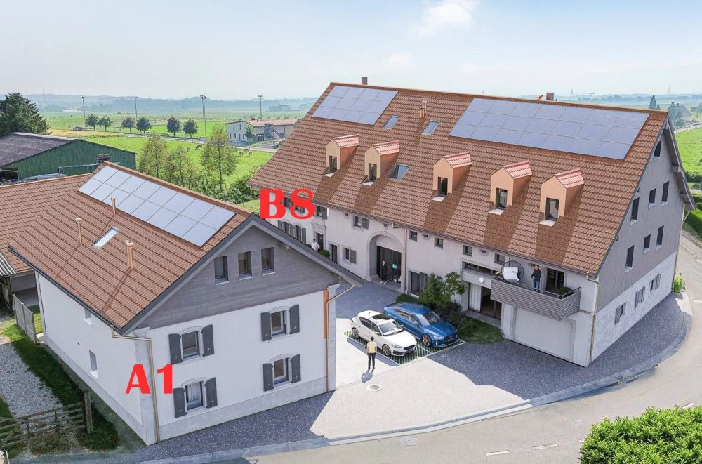 Special offer in Villars-le-Terroir_A1 - 4.5 room duplex + office of 143 m2 with garden and beautiful covered terrace - Lot A1 - Bild 6