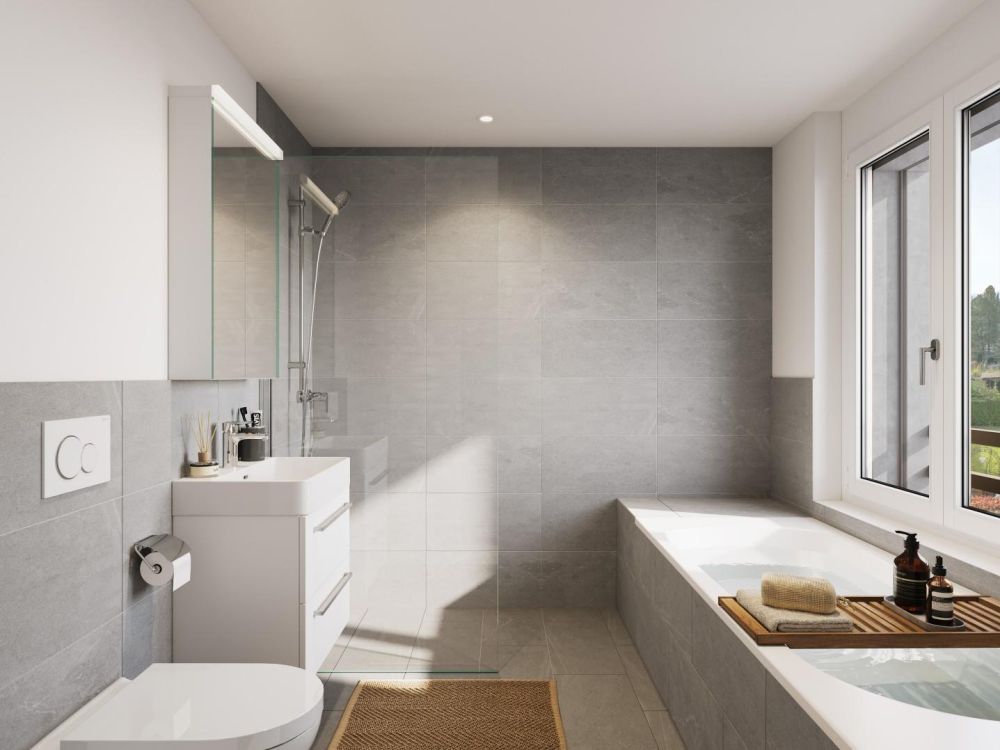 Willkommen «Im Zentrum» - Perfekte Wohnungen für jede Lebensphase! - Bad