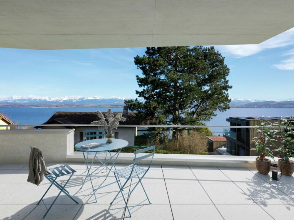 Promotion "Les Capites" - Bevaix - Duplex de 5.5 pièces en attique et terrasse -  Bild 1