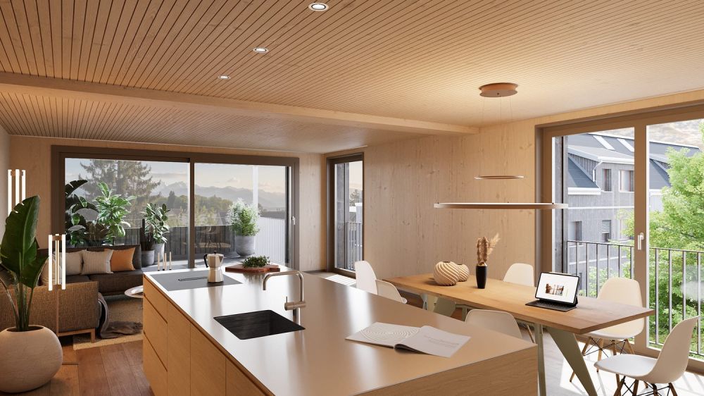 Moderne 5.5-Zimmer-Neubauwohnungen EG in Hombrechtikon -  Bild 4