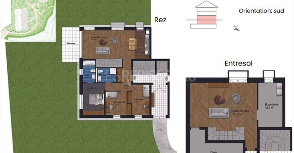 Appartement neuf de 5 pièces à Peney - Confort moderne, jardin & calme - Appartement 5 pièces - image - 6