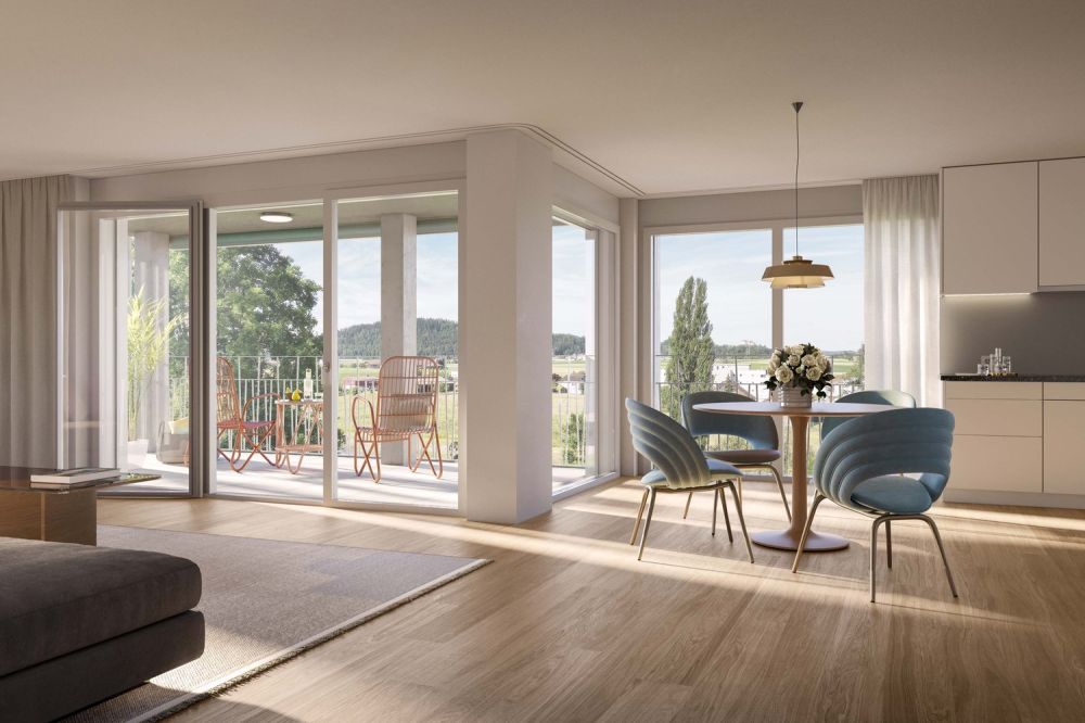 «Hübel» Othmarsingen - Letzte Wohnung! - Innenvisualisierung