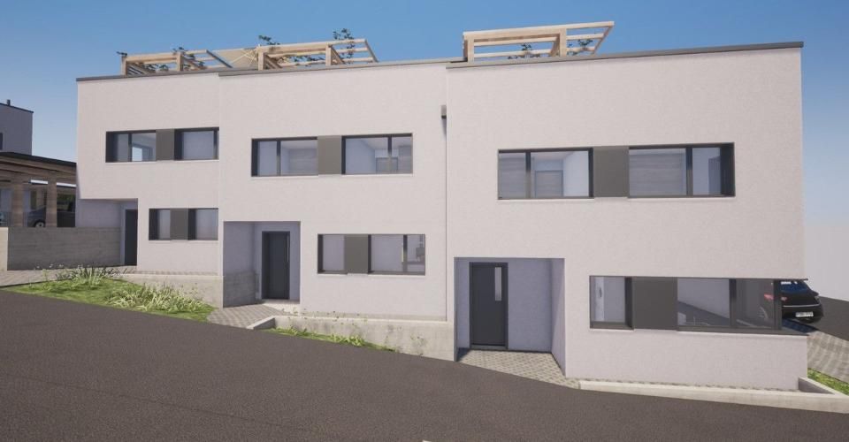 Villa mitoyenne sur les côteaux avec magnifique terrasse - Maison jumelée 4.5 pièces - image - 2