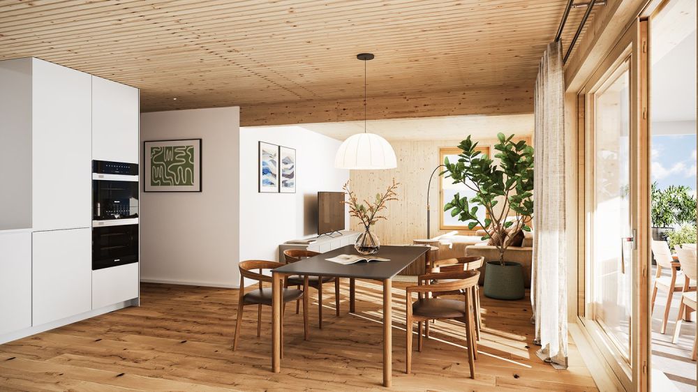 Gesundes, modernes Wohnen in 3.5-Zimmer-Neubau-Wohnung an ruhiger Lage in Wittenwil -  Bild 1