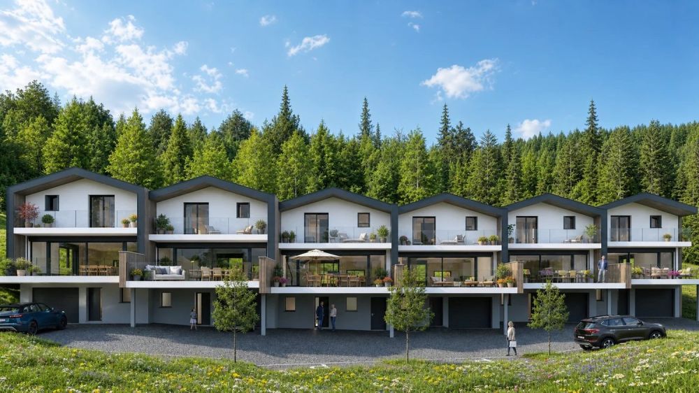 Promotions de villas jumelées à Vex - Quartier Argilly -  Bild 1
