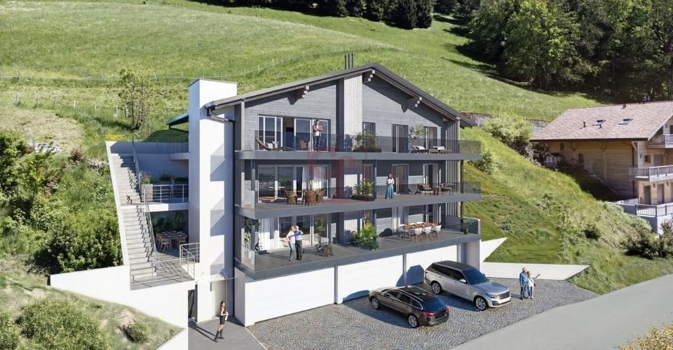 Charmey - Appartement exceptionnel de 4.5pcs neuf avec vue panoramique - Appartement 4.5 pièces - image - 1
