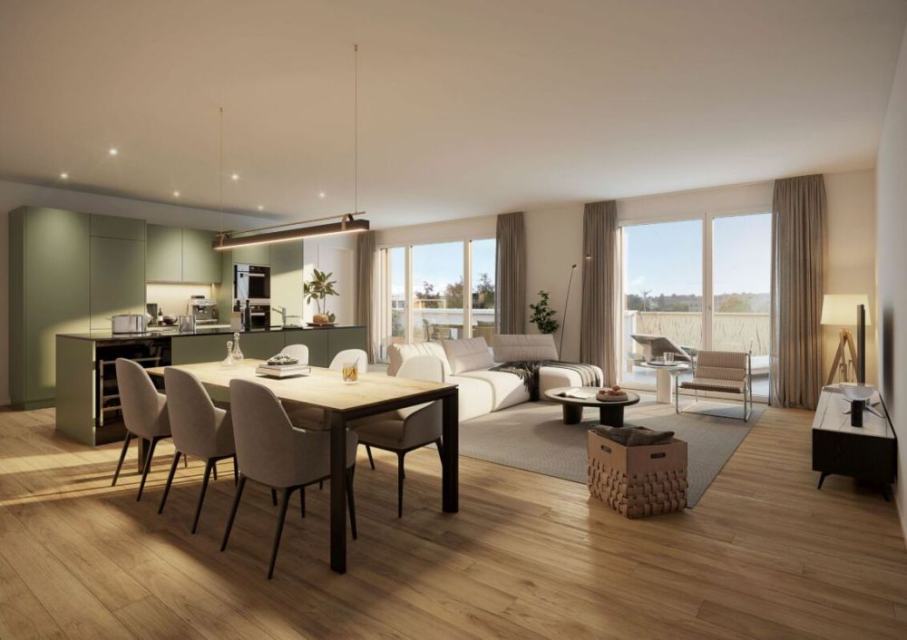 Neubauprojekt «Fliedergarten» - modernes Wohnen mit Stil und Nachhaltigkeit - hochwertige Gartenwohnung - Bild 5