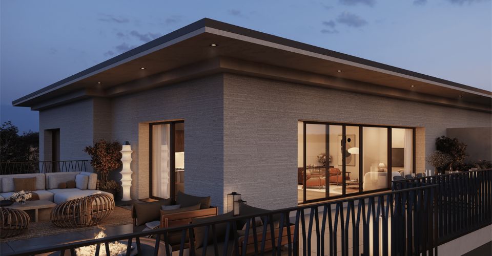 5 pièces en attique avec terrasse de 78 m² - Attique 5 pièces - image - 1