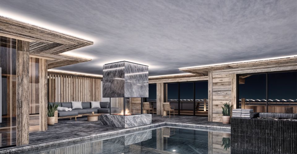 Résidence Arc-en-Ciel - projet 1300 m2 - Verbier - Chalet 11 pièces - image - 6