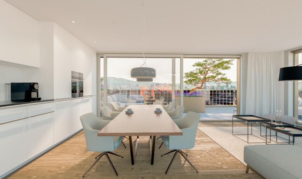 Sonnige Attika in Riehen - Weitsicht & grosszügige Terrassen -  Bild 2