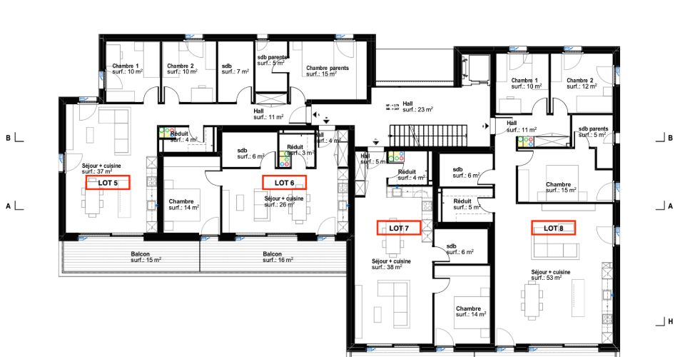 NOUVEAU l Lot 5 1er nv - Résidence PPE "Fouârdze" à Remaufens - Appartement 4.5 pièces - image - 7