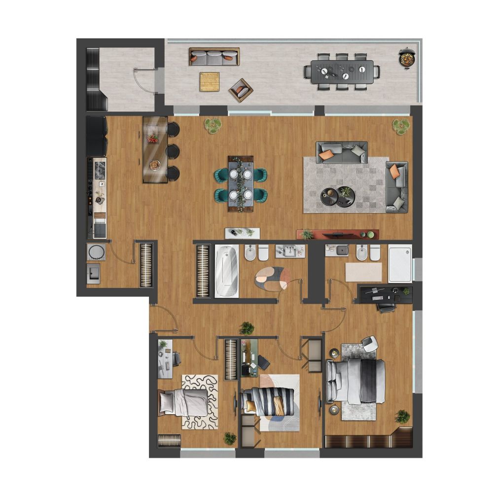 Neue Residenz 713 - Via Temporive 12 - Arbedo / in Bau -  Bild 1