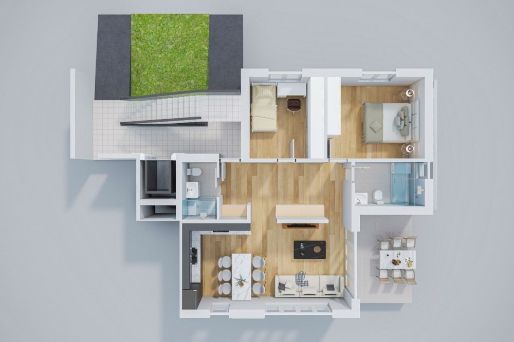 3.5-Zimmer-Gartenwohnung im Minergie-P-Neubau Laufental 40 -  Bild 10