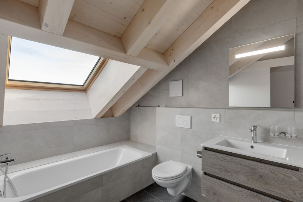 Magnifique duplex neuf de 5.5 pièces à 4 minutes de Romont - LOT 2.4 - Salle de bains