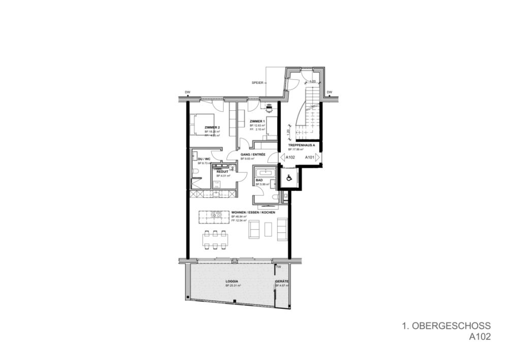 einzigartige 3.5 Zimmer Neubau-Etagenwohnungen mit hohem Qualitäts- und Ausbaustandart -  Bild 6