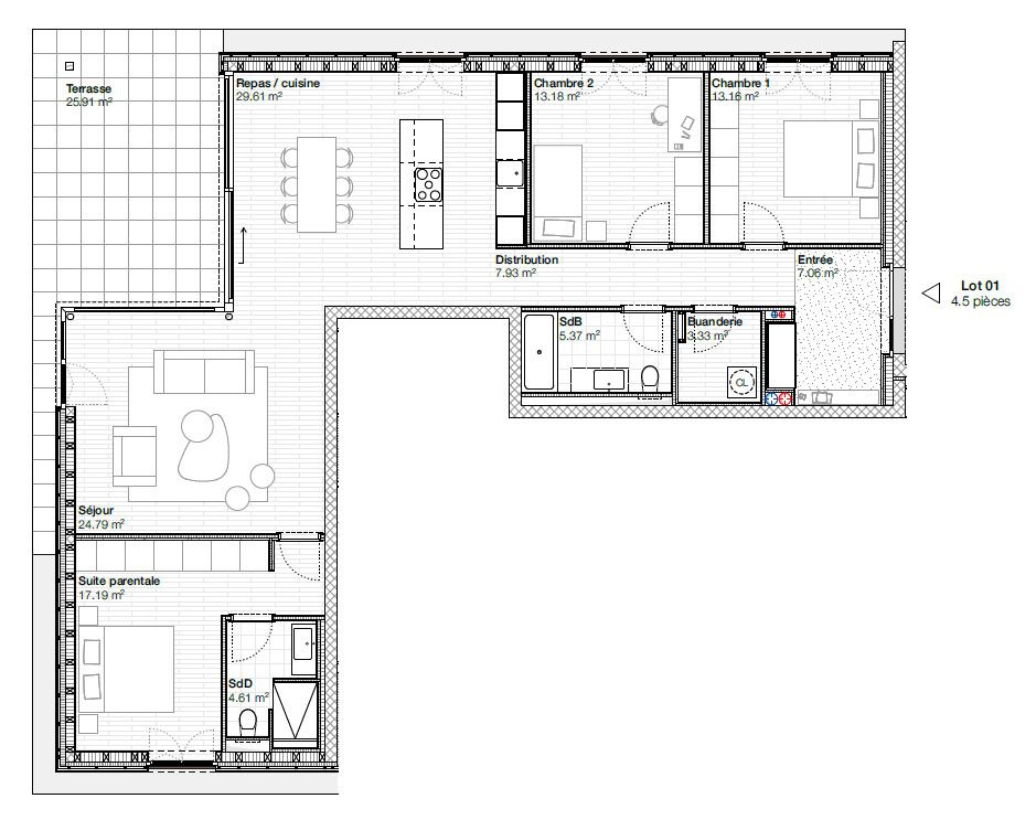 Zu verkaufen, Appartement PPE, 1632 Riaz, Ref 1632.01 -  Bild 4