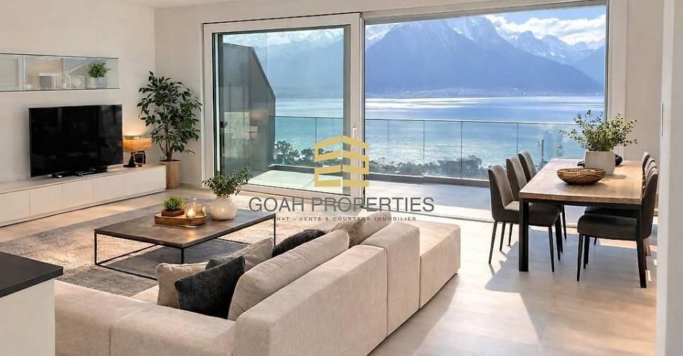 Magnifique appartement de 3,5 pièces avec vue panoramique sur le lac Léman - Appartement 3.5 pièces - image - 4