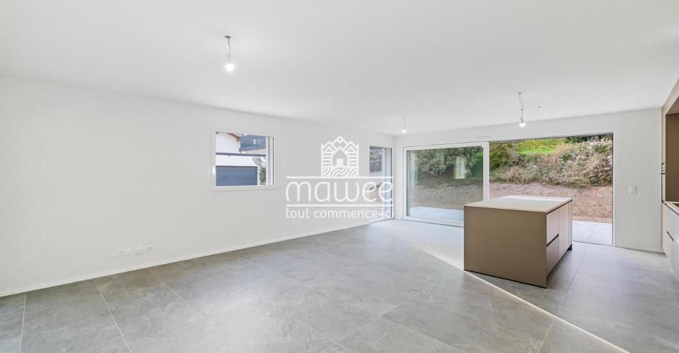 4.5 pièces neuf – Intimité, terrasse et jardin ! - Appartement 4.5 pièces - image - 9