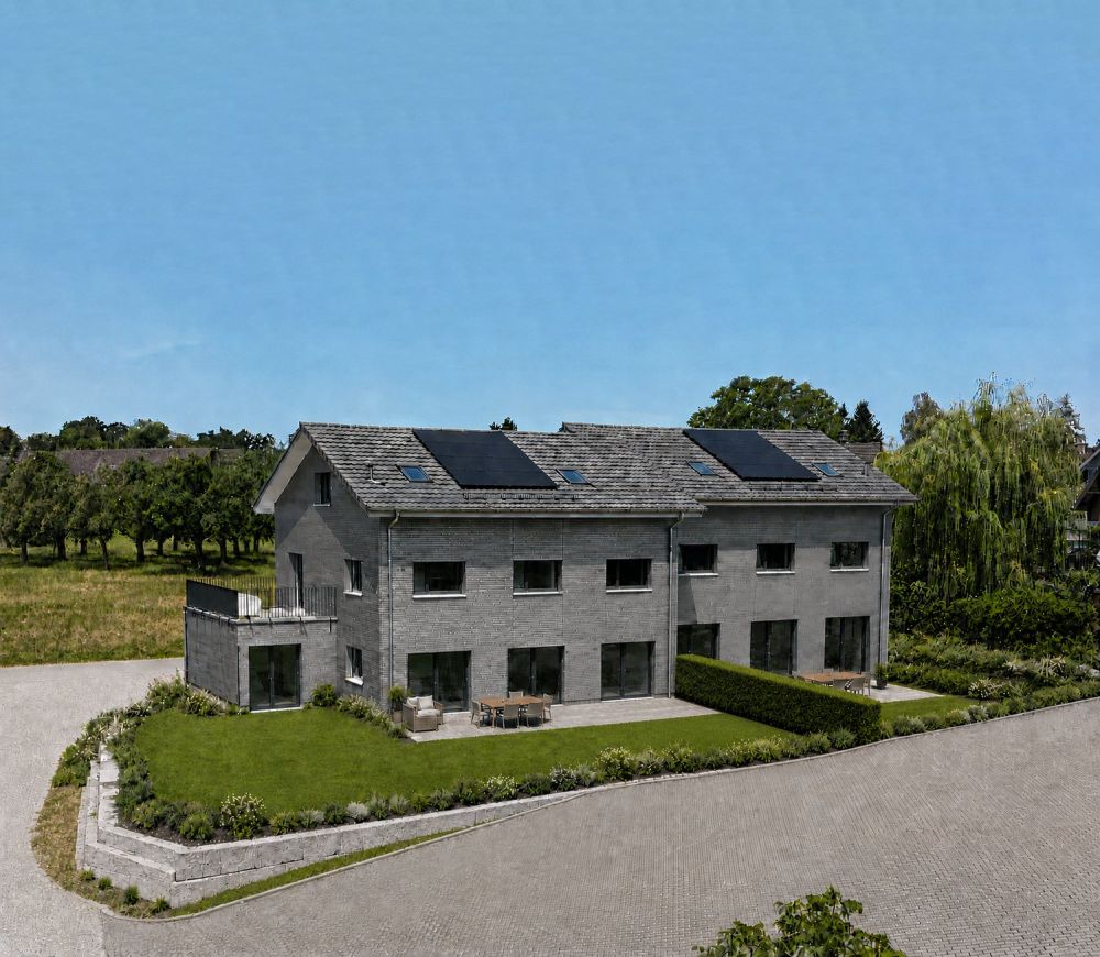 Neubau grosszügiger Doppeleinfamilienhäuser -  Bild 1