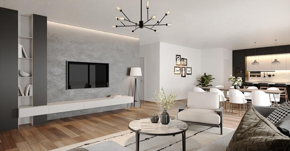 Magnifique appartement 5.5 pcs avec jardin privatif - Appartement terrasse 5.5 pièces - image - 3