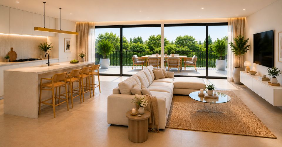 L'élégance d'un 4.5 pièces dans un cadre de vie privilégiée entre lumière et confort - Appartement 4.5 pièces - image - 2