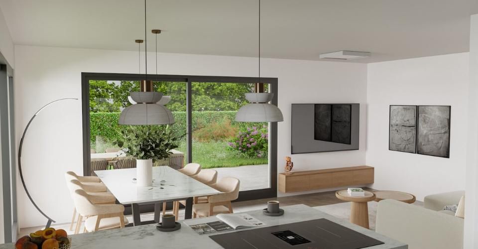 Collombey, nouveau projet d'une villa de 5.5 pièces - Maison jumelée 5.5 pièces - image - 5