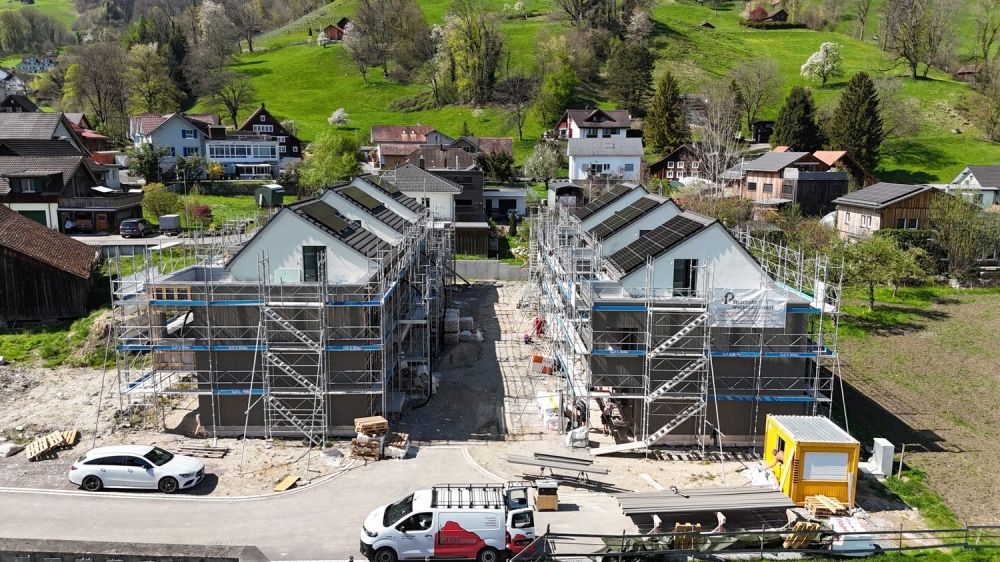 Neubau: Modernes Reiheneinfamilienhaus in Sax zu kaufen - Stand April 2026