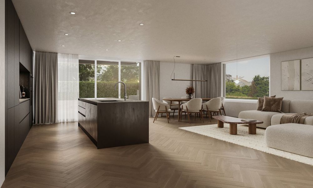 Wohnen im Moment vollkommener Balance - Wohnbereich