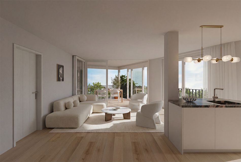 Helle und grösszügige 5.5-Zimmer-Maisonette-Wohnung mit Weitsicht und Garten - W2+4 -  Bild 3