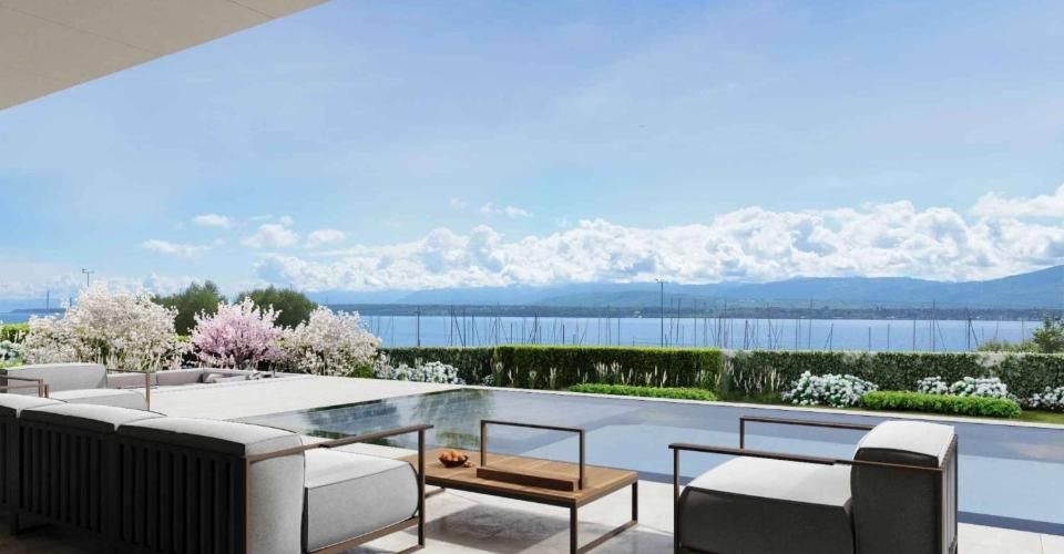 Villa d'exception au bord du lac - piscine miroir & espaces bien-être - Villa 6.5 pièces - image - 3