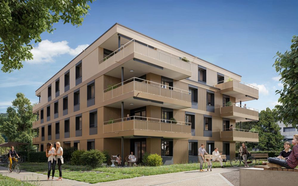 "Neue top 3½-Zimmer-Wohnungen - "Bachpromenade" - Courgevaux" -  Bild 2