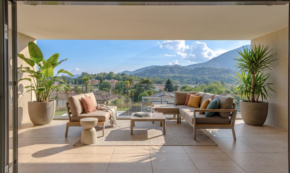 ATTICO 4.5 LOCALI + STANZE EXTRA UND POOL IN PONTE CAPRIASCA -  Bild 2