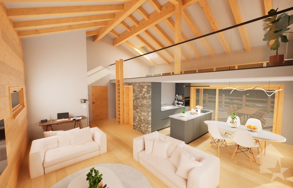 Außergewöhnliche Chalets zu bauen, 190 m2 im Herzen eines Ökovieertels -  Bild 4