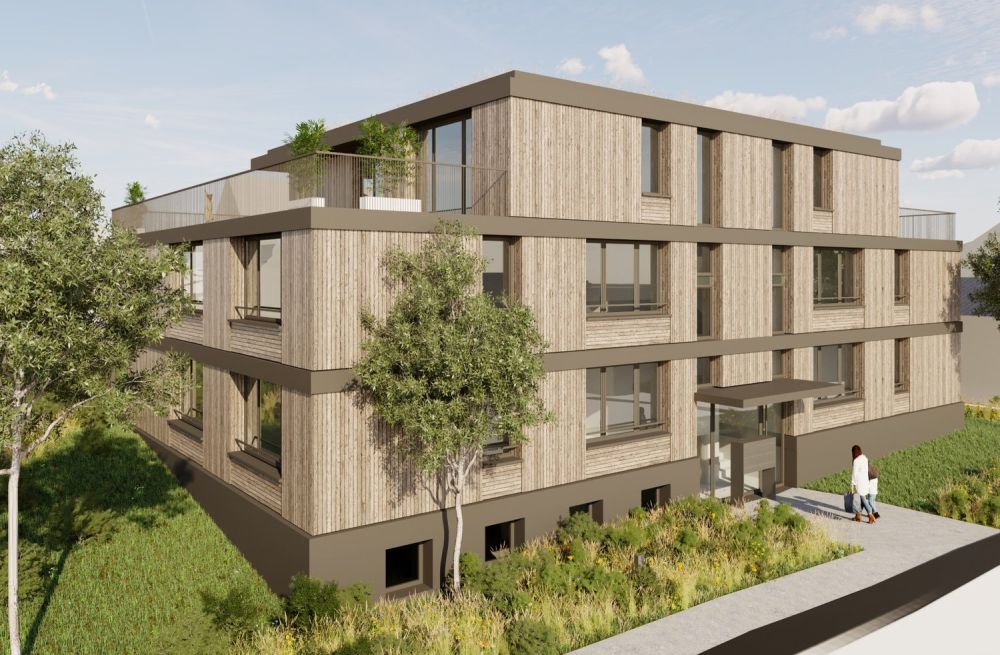Moderne 2.5-Zimmer-Wohnung 1.OG (Neubau) mit gedecktem Balkon -  Bild 1